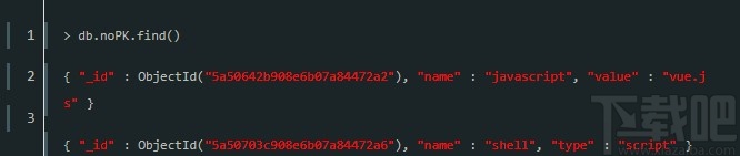 mongodb查询数据的操作方法