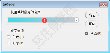 ps渐变映射怎么添加颜色