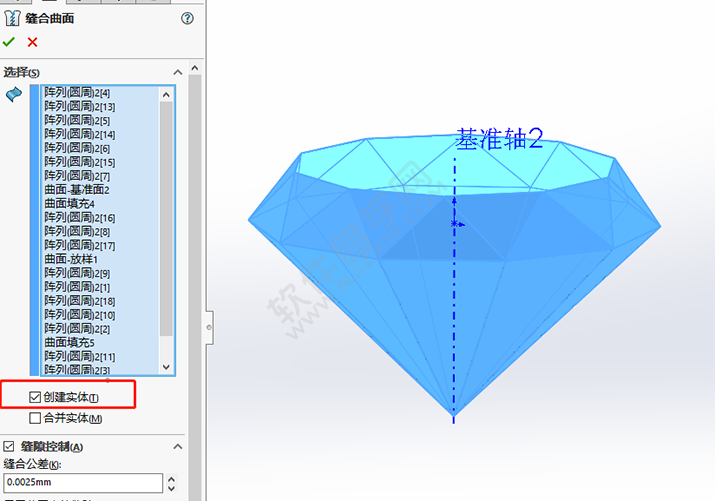 SolidWorks钻石零件的做题步骤