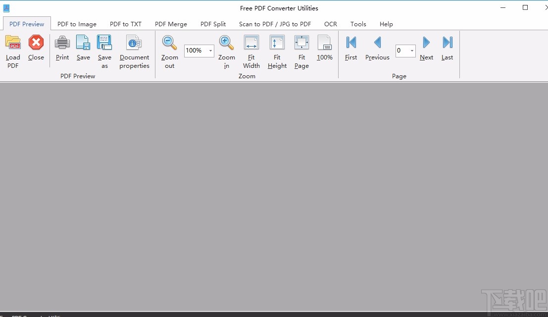 Free PDF Converter Utilities将PDF转为图片的方法