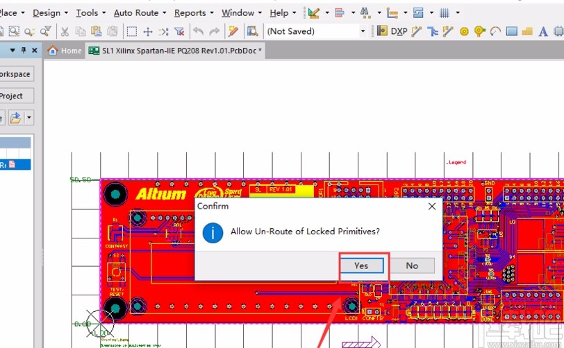altium designer删除布线的方法