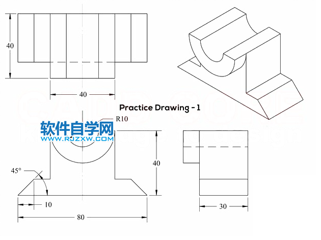solidworks实例建模练习