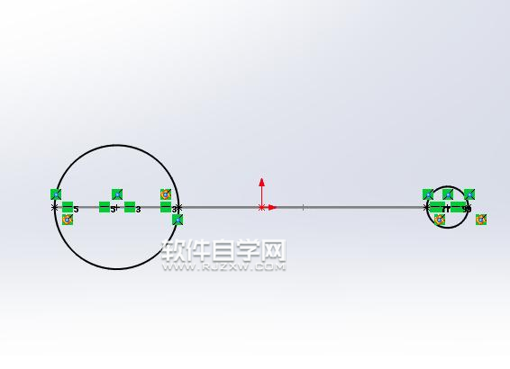 solidworks画粗与细之间的过度零件