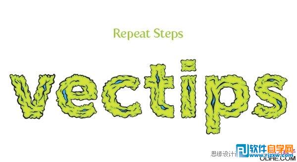 教你怎么用Illustrator设计抖动效果的字
