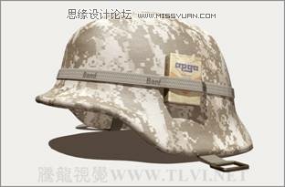 教你怎么使用3DMAX2014的面片工具设计头盔