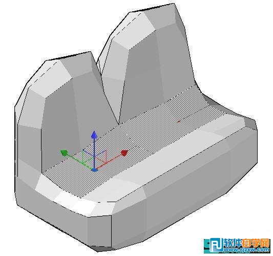 教你怎么用CAD的网格工具制作沙发