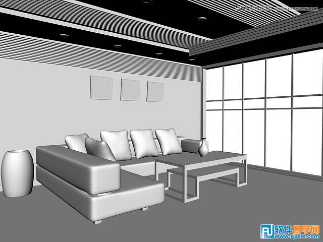 怎么用3DMAX教你简单给室内场景渲染