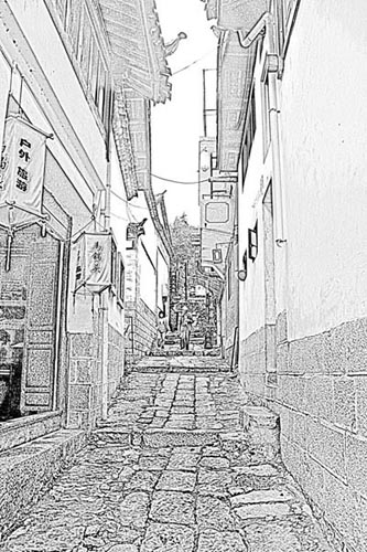 用PS把图片制作成淡彩素描画的效果