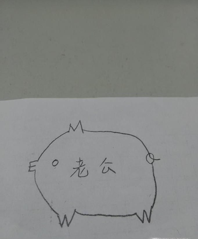 抖音上怎么用老公和字母画猪猪
