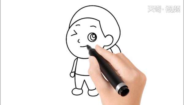 抖音简笔画女孩 抖音简笔画女孩怎么画