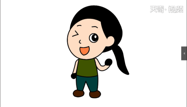 抖音简笔画女孩 抖音简笔画女孩怎么画